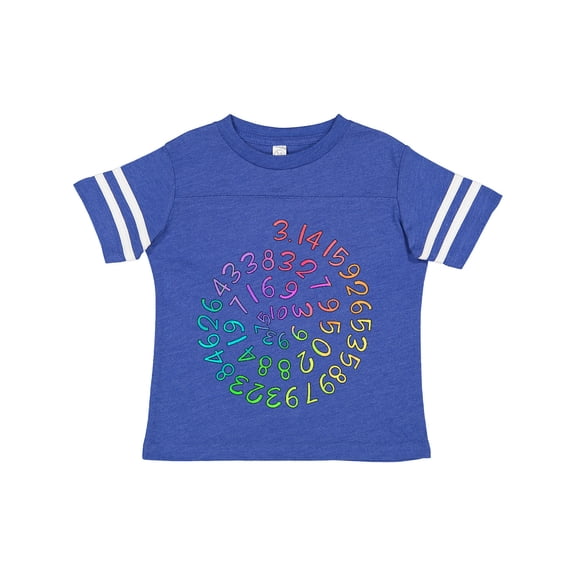Inktastic Pi Day Pi Numerals in Rainbow Spiral Boys or Girls Toddler T-Shirt
