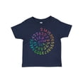 thumbnail image 1 of Inktastic Pi Day Pi Numerals in Rainbow Spiral Boys or Girls Toddler T-Shirt, 1 of 5