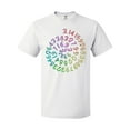 thumbnail image 1 of Inktastic Pi Day Pi Numerals in Rainbow Spiral T-Shirt, 1 of 5