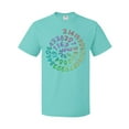 thumbnail image 1 of Inktastic Pi Day Pi Numerals in Rainbow Spiral T-Shirt, 1 of 5