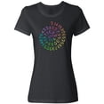 thumbnail image 1 of Inktastic Pi Day Pi Numerals in Rainbow Spiral Women's T-Shirt, 1 of 5