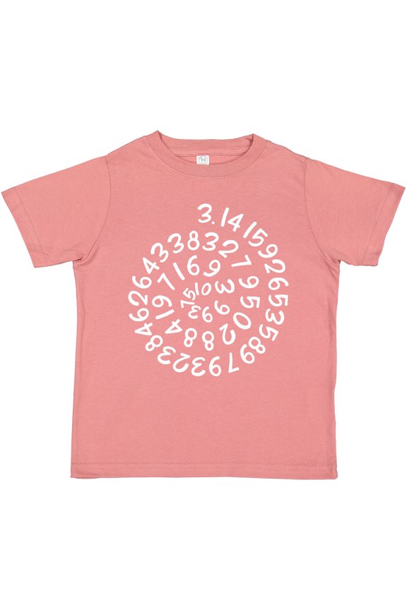 Pi Day Pi Numerals in Spiral Boys or Girls Toddler T-Shirt
