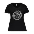 thumbnail image 1 of Inktastic Pi Day Pi Numerals in Spiral Women's Plus Size T-Shirt, 1 of 5