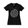 thumbnail image 1 of Inktastic Pi Day Pi Numerals in Spiral Women's Plus Size V-Neck T-Shirt, 1 of 5