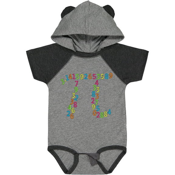 Inktastic Pi Numbers in Pi Symbol for Pi Day Boys or Girls Baby Bodysuit