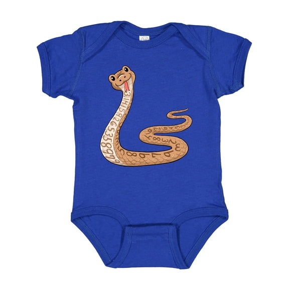 Inktastic Pi-thon Pi Day Python Pun Snake Boys or Girls Baby Bodysuit