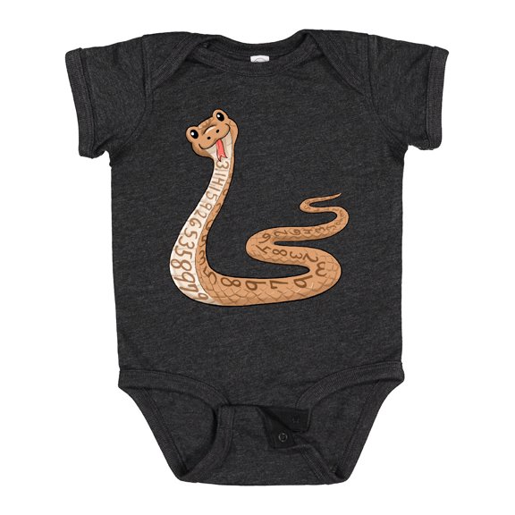 Inktastic Pi-thon Pi Day Python Pun Snake Boys or Girls Baby Bodysuit