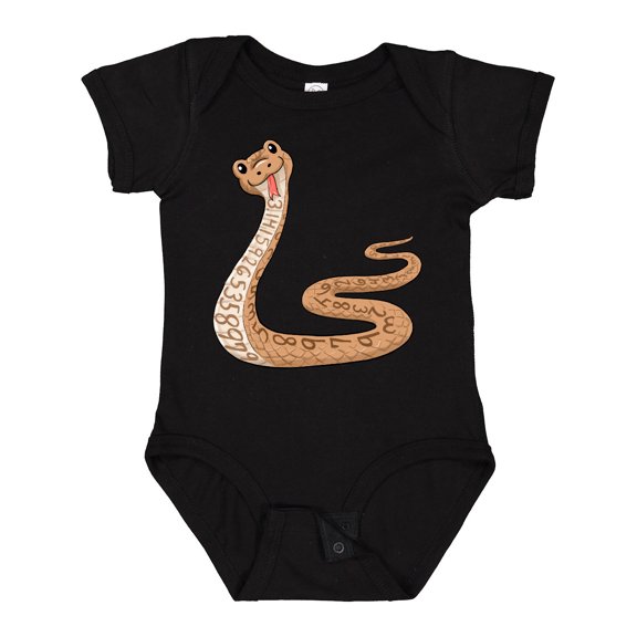 Inktastic Pi-thon Pi Day Python Pun Snake Boys or Girls Baby Bodysuit