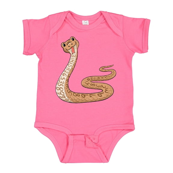 Inktastic Pi-thon Pi Day Python Pun Snake Boys or Girls Baby Bodysuit