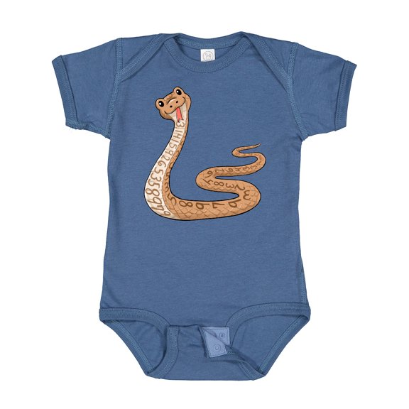 Inktastic Pi-thon Pi Day Python Pun Snake Boys or Girls Baby Bodysuit