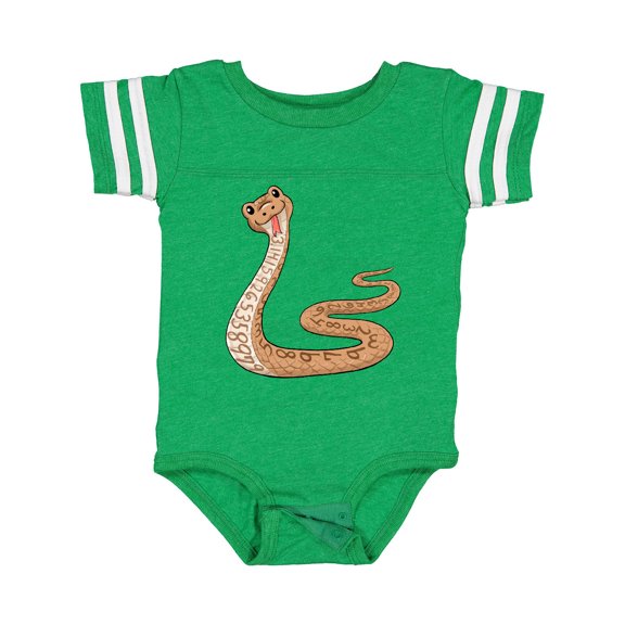 Inktastic Pi-thon Pi Day Python Pun Snake Boys or Girls Baby Bodysuit