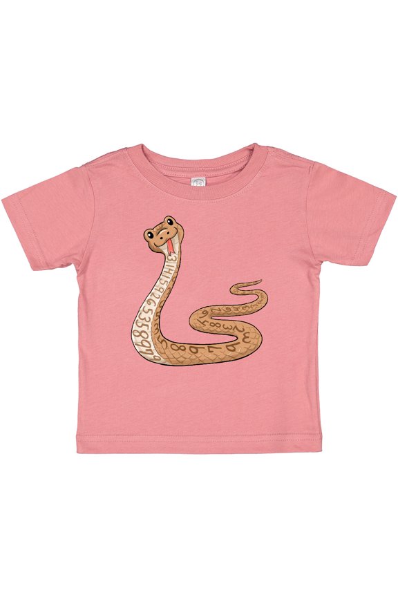 Pi-thon Pi Day Python Pun Snake Boys or Girls Baby T-Shirt