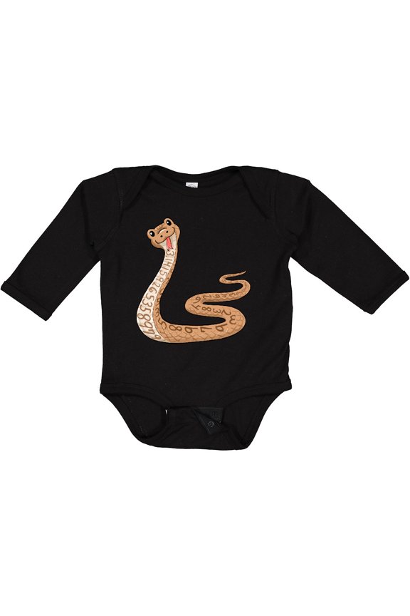 Pi-thon Pi Day Python Pun Snake Boys or Girls Long Sleeve Baby Bodysuit