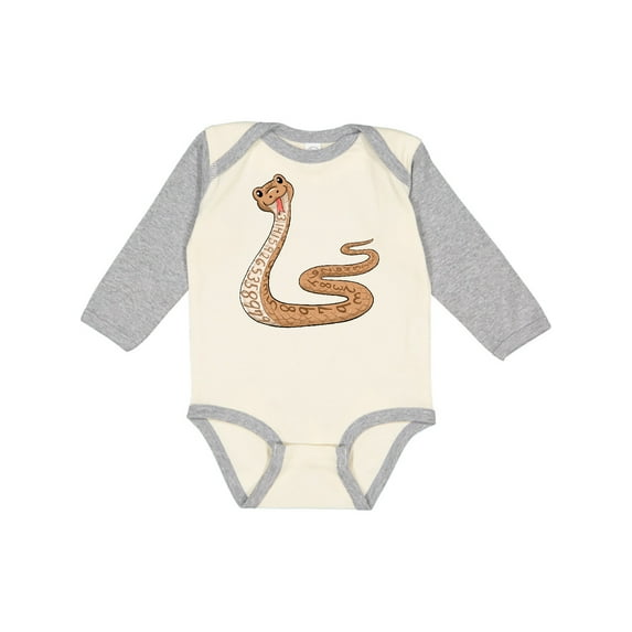 Inktastic Pi-thon Pi Day Python Pun Snake Boys or Girls Long Sleeve Baby Bodysuit
