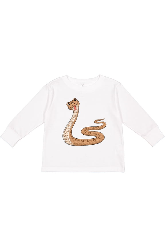 Pi-thon Pi Day Python Pun Snake Boys or Girls Long Sleeve Toddler T-Shirt
