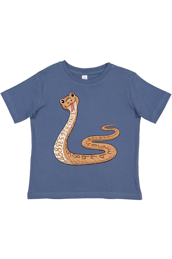 Pi-thon Pi Day Python Pun Snake Boys or Girls Toddler T-Shirt