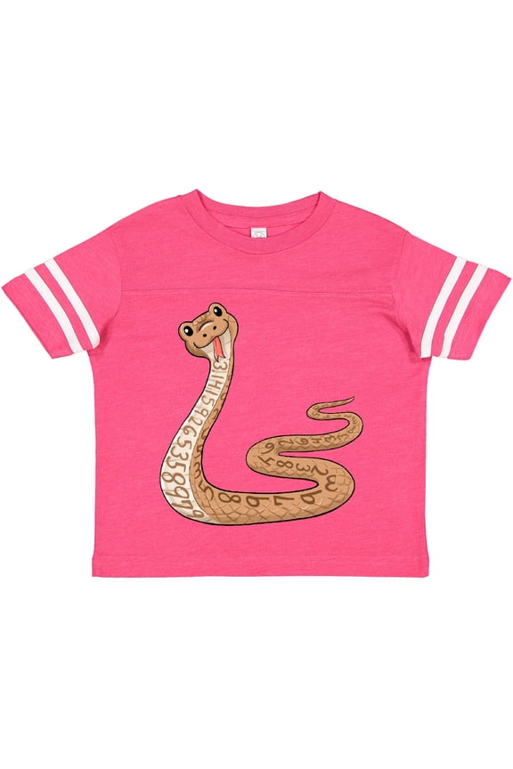 Pi-thon Pi Day Python Pun Snake Boys or Girls Toddler T-Shirt
