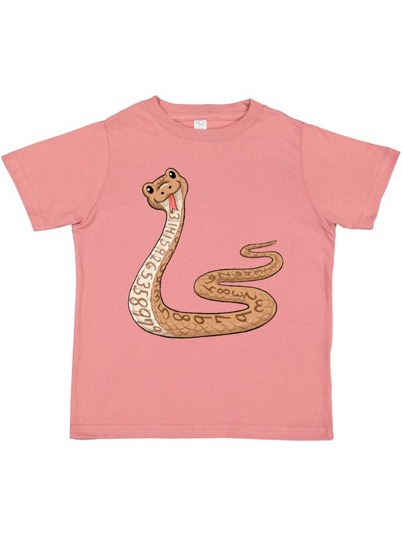 Pi-thon Pi Day Python Pun Snake Boys or Girls Toddler T-Shirt