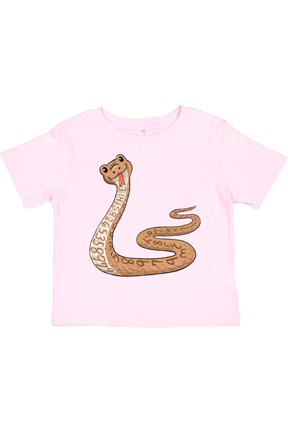 Pi-thon Pi Day Python Pun Snake Boys or Girls Toddler T-Shirt