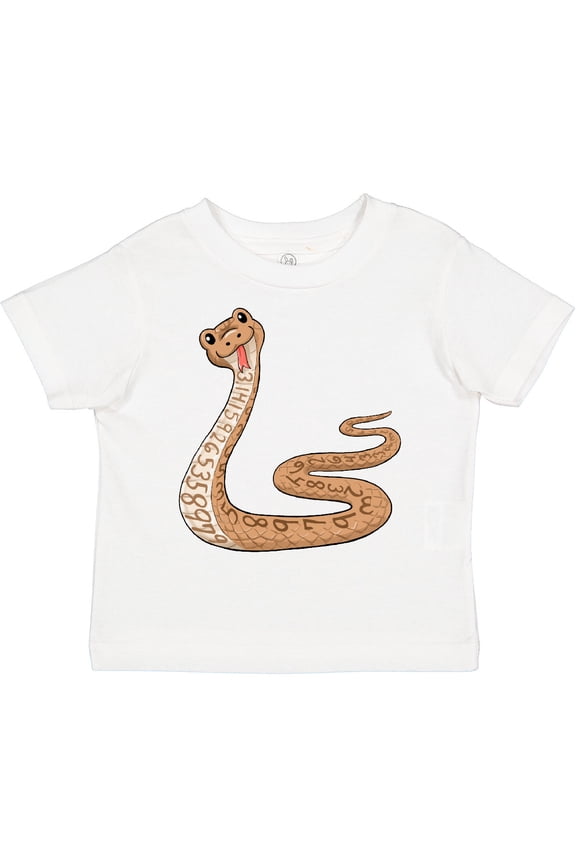 Pi-thon Pi Day Python Pun Snake Boys or Girls Toddler T-Shirt