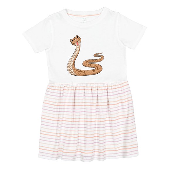 Inktastic Pi-thon Pi Day Python Pun Snake Girls Toddler Dress