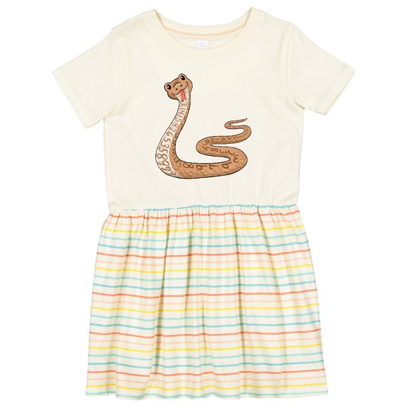 Inktastic Pi-thon Pi Day Python Pun Snake Girls Toddler Dress