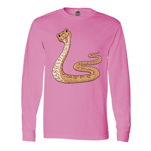 Inktastic Pi-thon Pi Day Python Pun Snake Long Sleeve T-Shirt