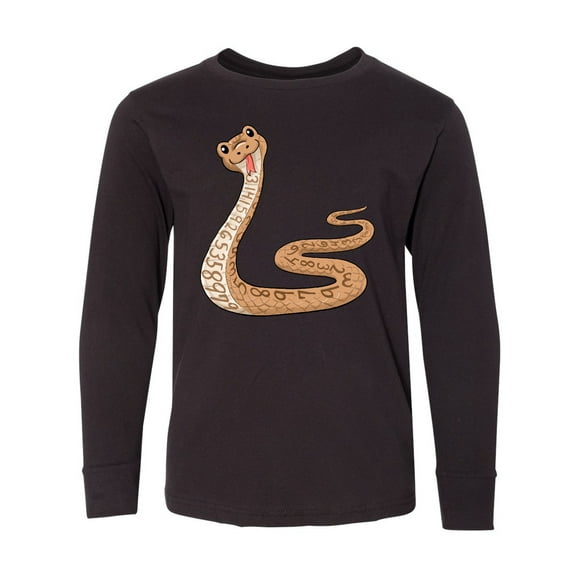 Inktastic Pi-thon Pi Day Python Pun Snake Long Sleeve Youth T-Shirt