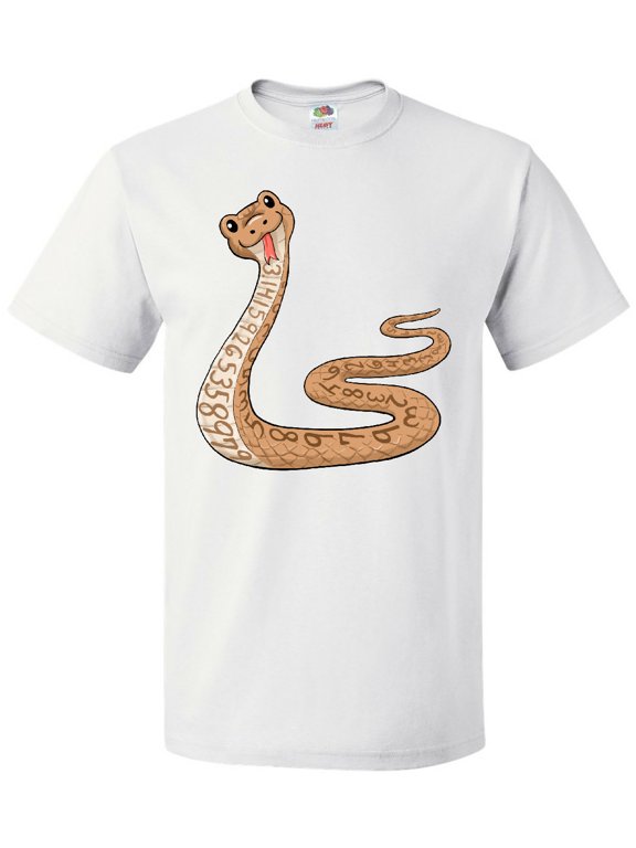 Pi-thon Pi Day Python Pun Snake T-Shirt