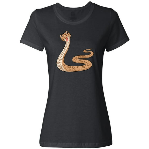 Inktastic Pi-thon Pi Day Python Pun Snake Women's T-Shirt