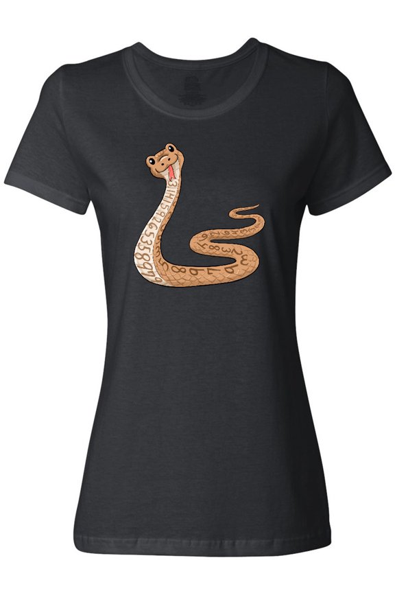 Pi-thon Pi Day Python Pun Snake Women's T-Shirt