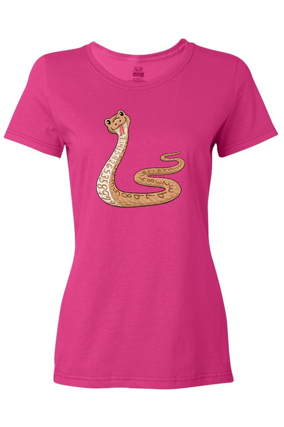 Pi-thon Pi Day Python Pun Snake Women's T-Shirt