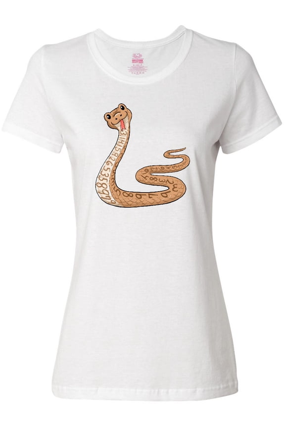 Pi-thon Pi Day Python Pun Snake Women's T-Shirt