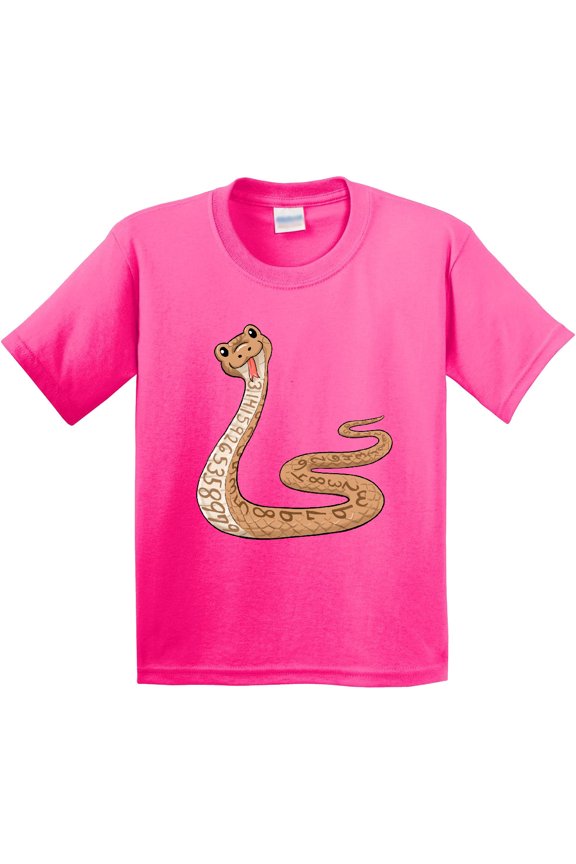 Pi-thon Pi Day Python Pun Snake Youth T-Shirt