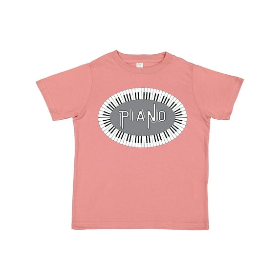 Inktastic Piano Keys Oval Boys or Girls Toddler T-Shirt