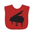 thumbnail image 1 of Inktastic Piano Silhouette Boys or Girls Baby Bib, 1 of 4
