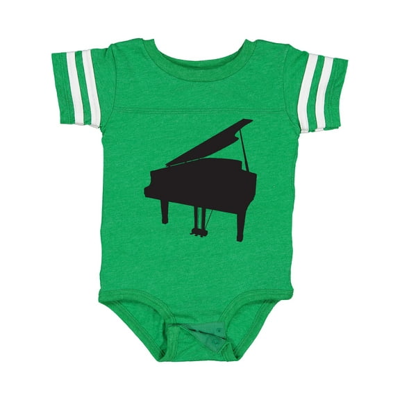 Inktastic Piano Silhouette Boys or Girls Baby Bodysuit