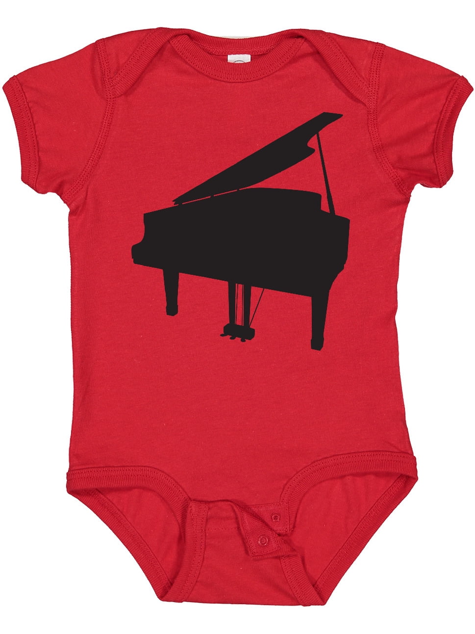 Inktastic Future Musician Baby Bodysuit - Piano Music Design For Newborns & Infants
