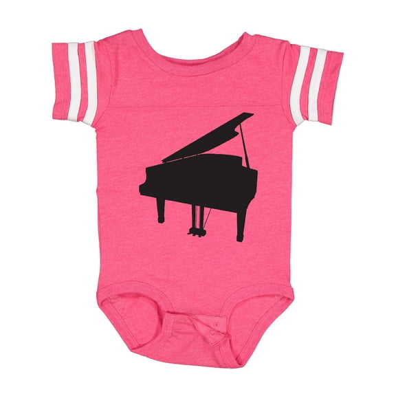 Inktastic Piano Silhouette Boys or Girls Baby Bodysuit