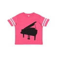 thumbnail image 1 of Inktastic Piano Silhouette Boys or Girls Toddler T-Shirt, 1 of 5