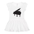 thumbnail image 1 of Inktastic Piano Silhouette Girls Toddler Dress, 1 of 5