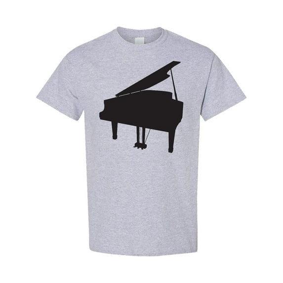 Inktastic Piano Silhouette T-Shirt