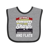 Inktastic Piano Student Gift Boys or Girls Baby Bib