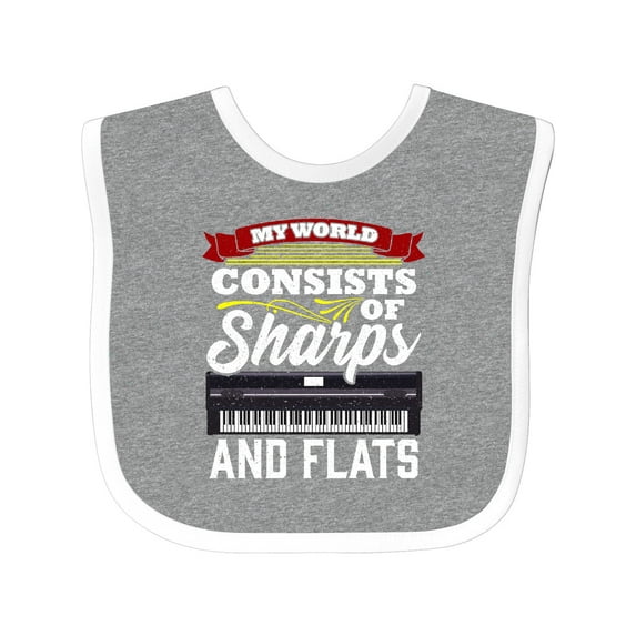 Inktastic Piano Student Gift Boys or Girls Baby Bib