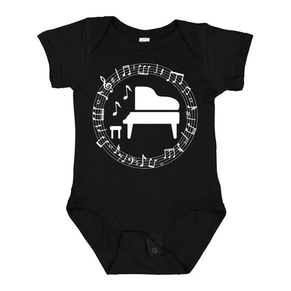 Inktastic Piano Student Music Teacher Gift Idea Boys or Girls Baby Bodysuit