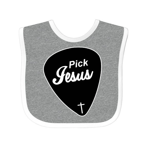 Inktastic Pick Jesus Christian Boys or Girls Baby Bib