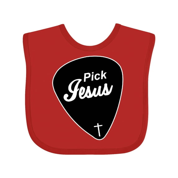 Inktastic Pick Jesus Christian Boys or Girls Baby Bib