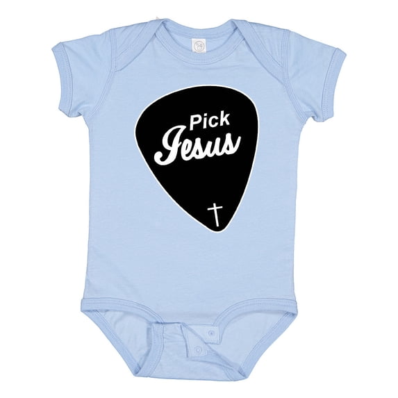 Inktastic Pick Jesus Christian Boys or Girls Baby Bodysuit