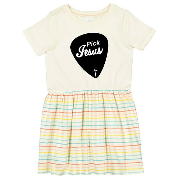 Inktastic Pick Jesus Christian Girls Toddler Dress