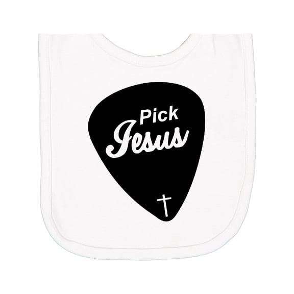 Inktastic Pick Jesus Christian Newborn Bib